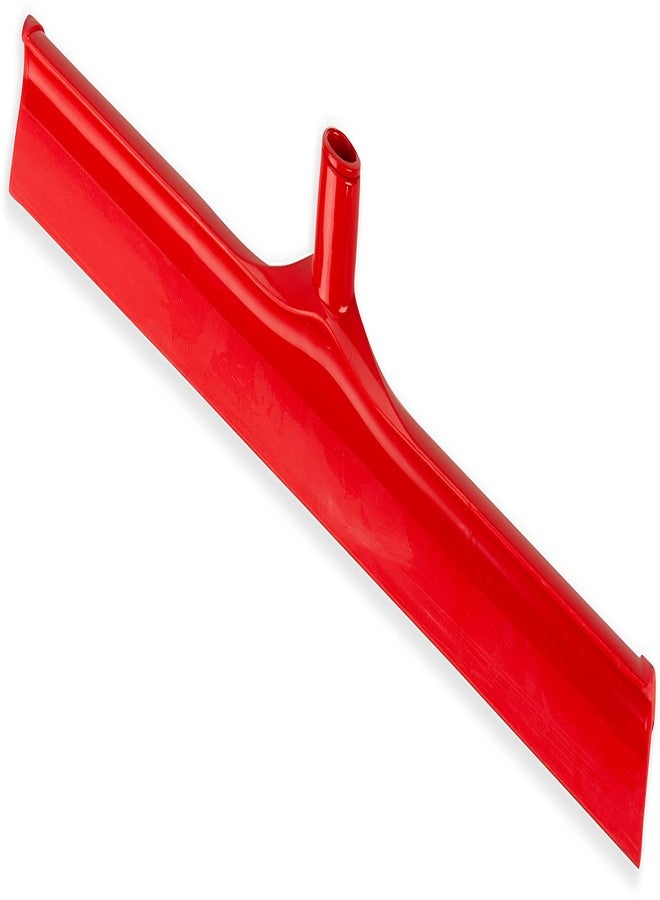 SPARTA 24" Floor Squeegee Replacement Head, Seamless Rubber with Rust-Free Plastic Frame for HACCP Compliance, Heavy-Duty Industrial Use, Thermoplastic Rubber, 24 Inches, Red - Image 2